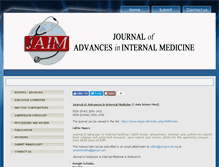 Tablet Screenshot of aimjournal.org